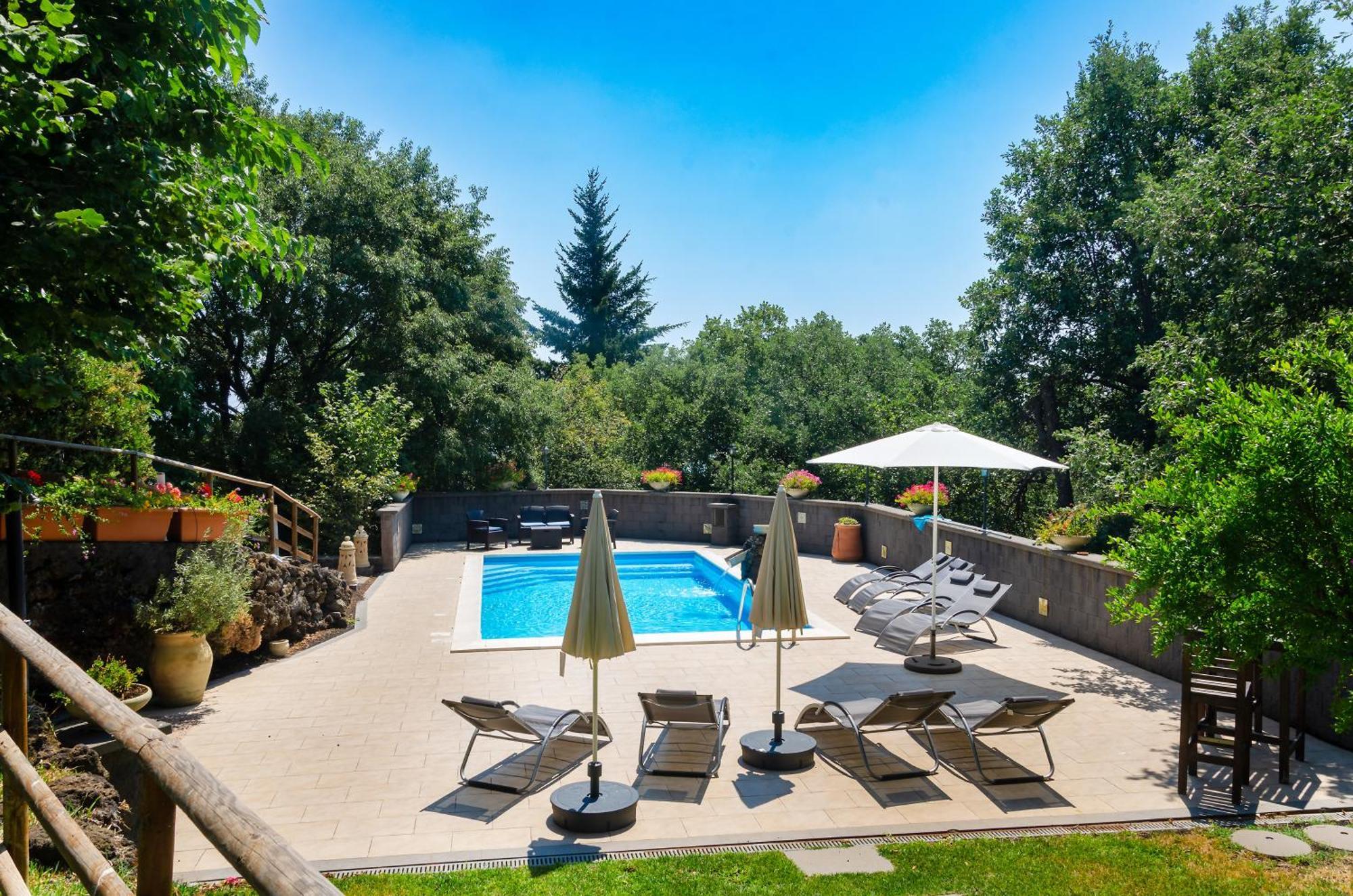 Villa Del Gelso Chalet Nel Parco Delletna Mascali Buitenkant foto