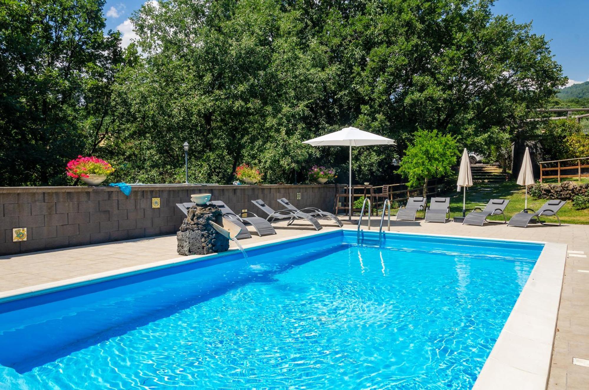 Villa Del Gelso Chalet Nel Parco Delletna Mascali Buitenkant foto