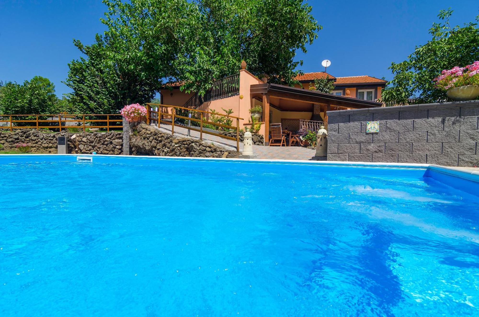 Villa Del Gelso Chalet Nel Parco Delletna Mascali Buitenkant foto